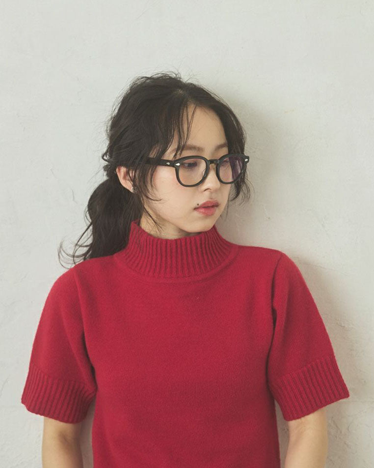 Short sleeves knit dress