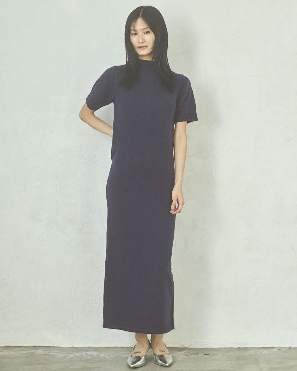 Short sleeves knit dress