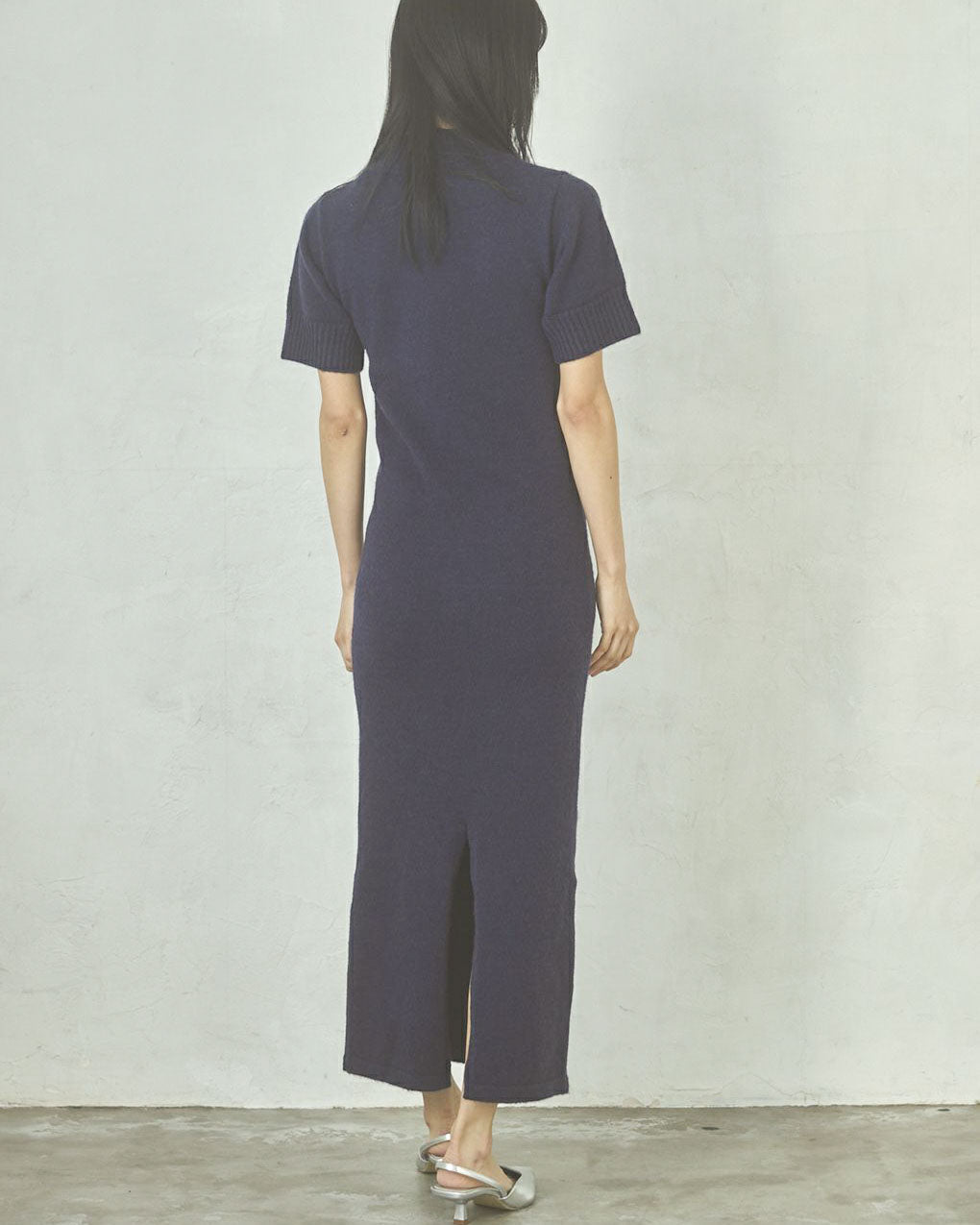 Short sleeves knit dress
