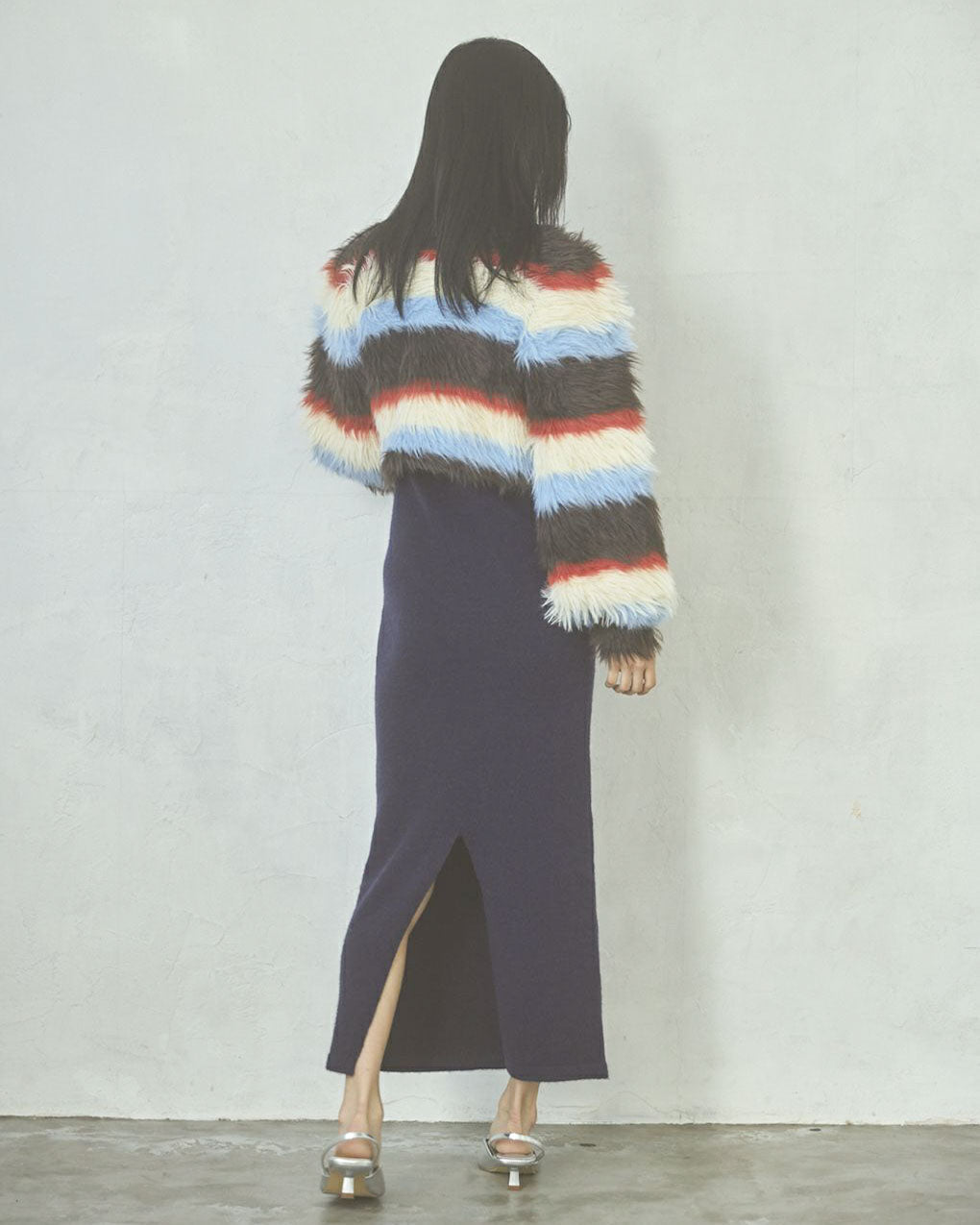 Short sleeves knit dress