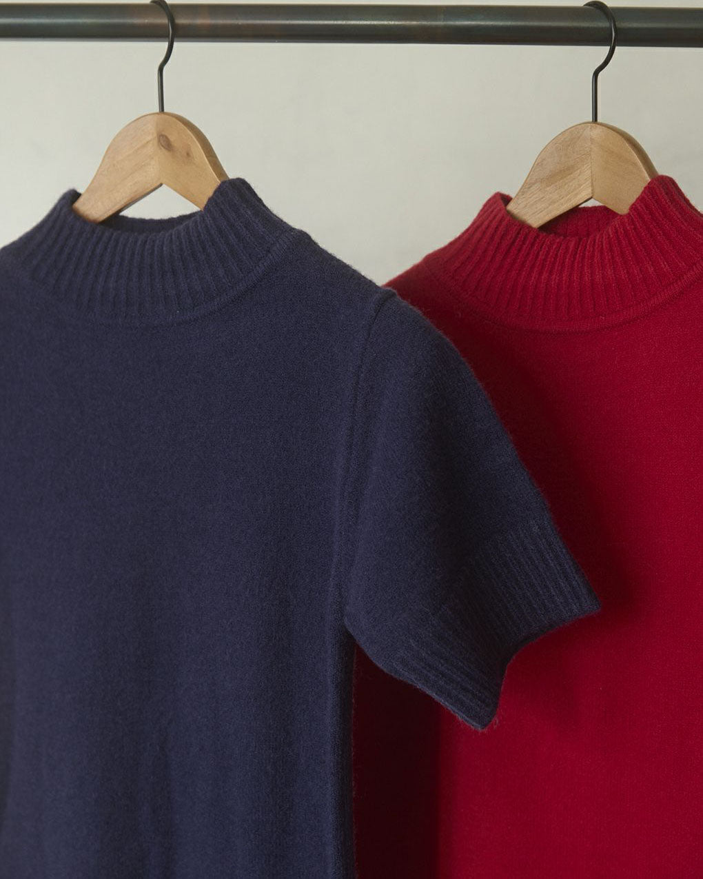 Short sleeves knit dress